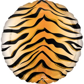 Folieballon -  Tiger Print Animalz Foil Balloon 18'' 