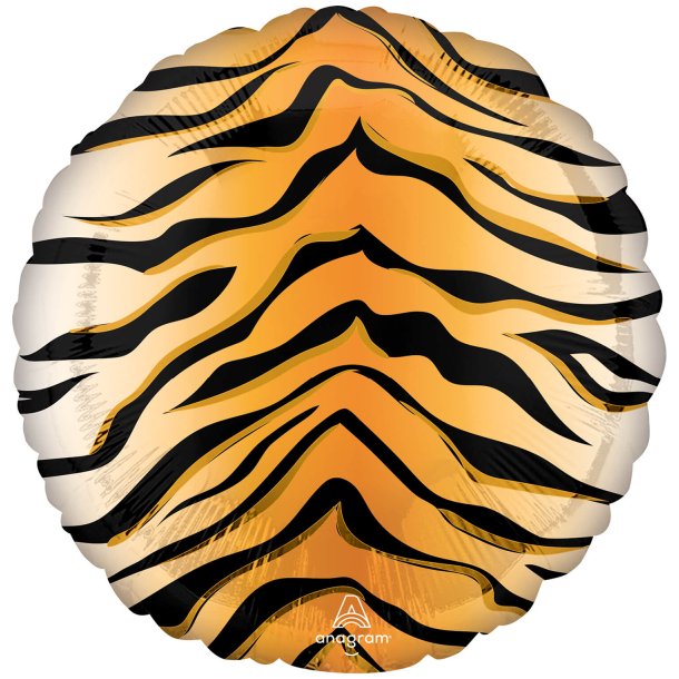 Folieballon -  Tiger Print Animalz Foil Balloon 18'' 