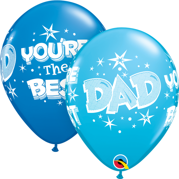 Ballon - Dad you're the best 11'' - Ass. bl