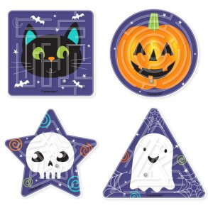 Sm labyrint spil - Halloween - Assorteret
