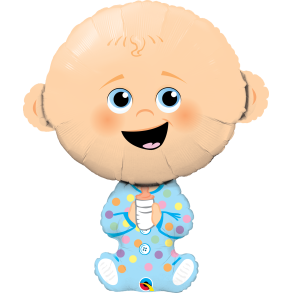 Folieballon - Baby Boy Light skin 38''