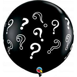 Ballon - Question Marks - Gender Reveal 3'