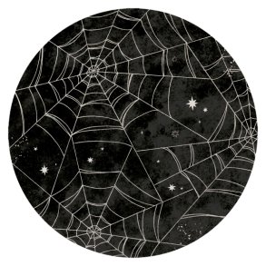 Paptallerkner - Spiderweb 23 cm - 8 stk.