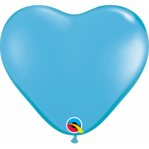 Ballon - Hjerte, Pale Blue 6''