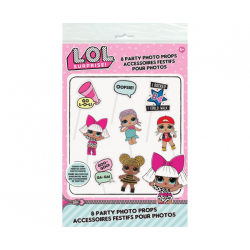 Photo booth props LOL SURPRISE, 8 stk