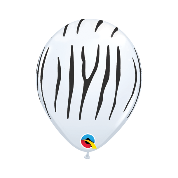 Ballon - Zebra Stripes 5''
