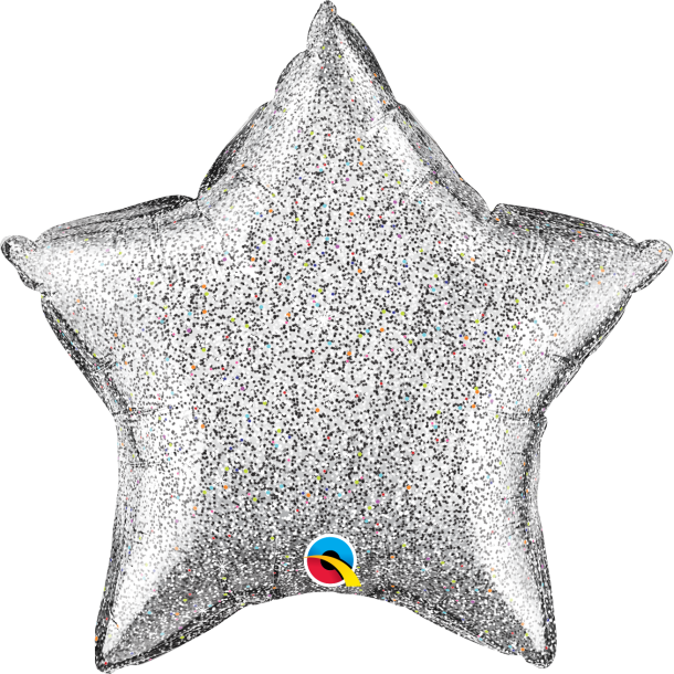 Folieballon - Glittergraphic Slv - 20''