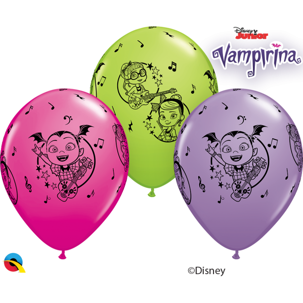 Ballon - Disneys Vampirina - Assorterede farver - 11''