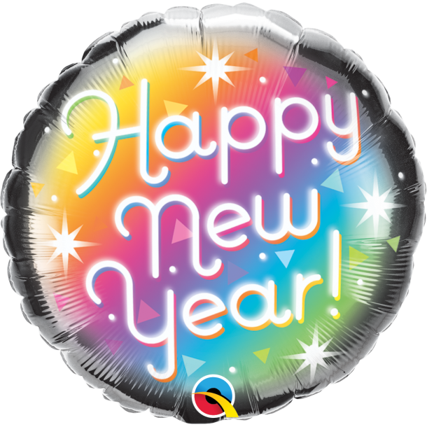 Folieballon - New Year Prismatic 18''