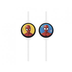 Sugerr af pap -  Spiderman, 4 stk					