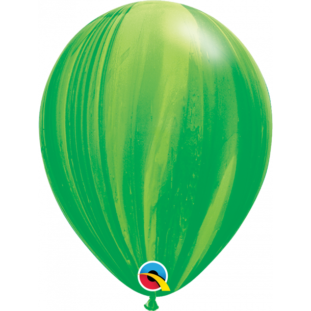 Ballon - Green Rainbow 11" SuperAgate