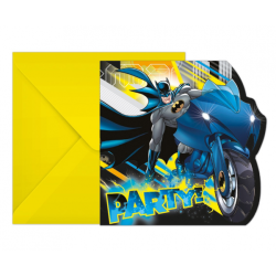 Invitationer - Batman Rogue Rage, 6 stk