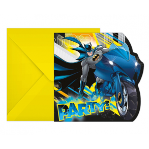 Invitationer - Batman Rogue Rage, 6 stk