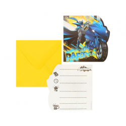 Invitationer - Batman Rogue Rage, 6 stk
