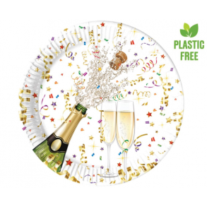 Paptallerkner Sparkling Celebration, next generation, 23 cm, 8 stk