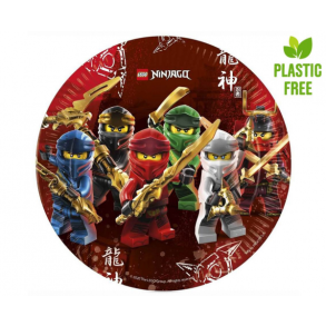Paptallerkner Lego Ninjago, next generation, 23cm, 8 stk