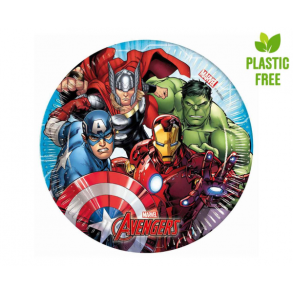 Paptallerkner Mighty Avengers (Marvel), 20cm, 8 stk