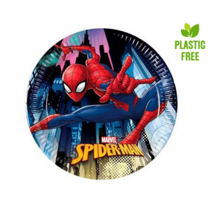 Paptallerkner Spiderman Team Up (Marvel), next generation, 20cm, 8 stk