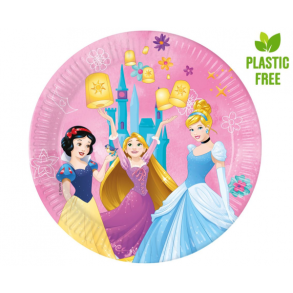 Paptallerkner -  Princess Live Your Story, 23 cm, 8 stk.