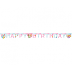 Banner "Princess Live Your Story- Happy Birthday"