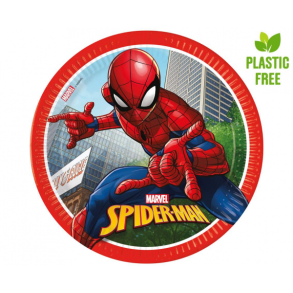 Paptallerkner Spiderman Crime Fighter (Marvel), next generation, 23cm, 8 stk