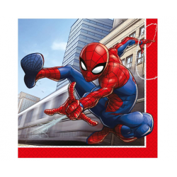 Servietter Spiderman Crime Fighter, 33x33 cm, 20 stk