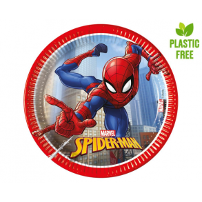 Paptallerkner Spiderman Crime Fighter (next generation) 20 cm, 8 stk