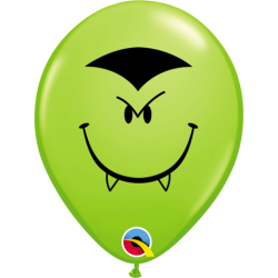 Ballon - Halloween Faces - Assorterede farver - 5''