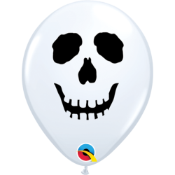 Ballon - Halloween Faces - Assorterede farver - 5''