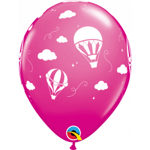 Ballon - Hot Air Balloons, Wild Berry 11''