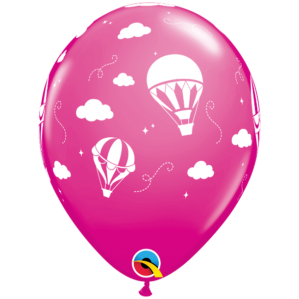 Ballon - Hot Air Balloons, Wild Berry 11''