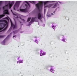 Diamant confetti - 12mm - 100 stk. 