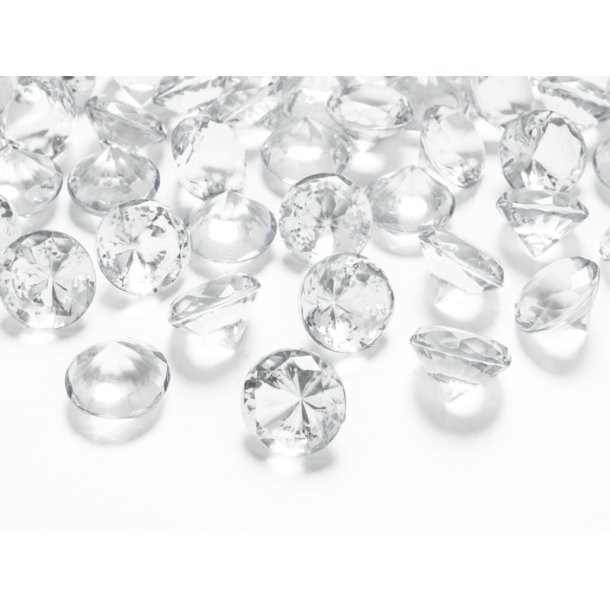 Diamant confetti - 20mm - 10 stk.
