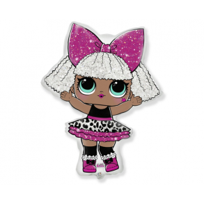 Folieballon LOL Diva, packed, FX, 24