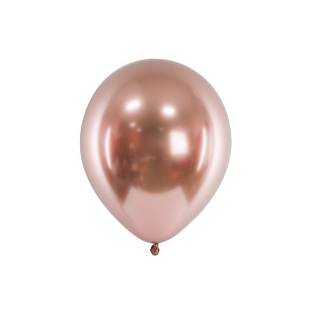 Ballon  - Glossy - rose gold - 30 cm