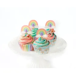 Muffinforme - Pastel Rainbow - 75 stk.