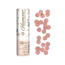 Confetti Cannon Glamour, rose gold metallic foil circles,15 cm