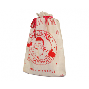 Gavesk - XMas Santa, jute, 70x100cm