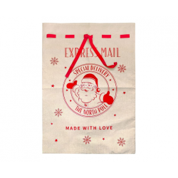 Gavesk - XMas Santa, jute, 70x100cm