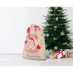 Gavesk - XMas Santa, jute, 70x100cm