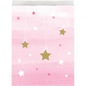 Papirsposer - One little star girl - 10 stk.