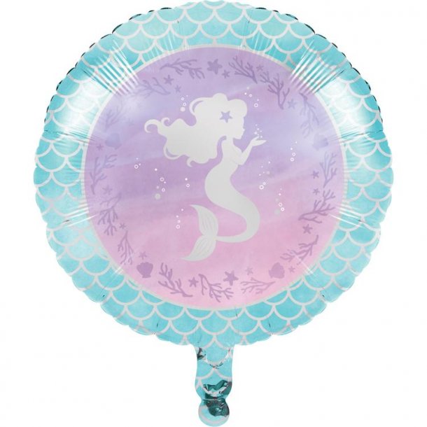 Folie ballon - Mermaid Shine - Havfrue 18''