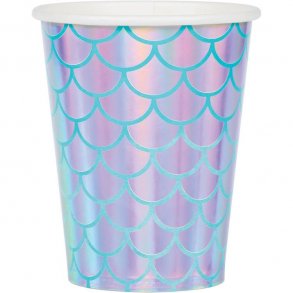 Papkopper - Mermaid Shine - 8 stk.