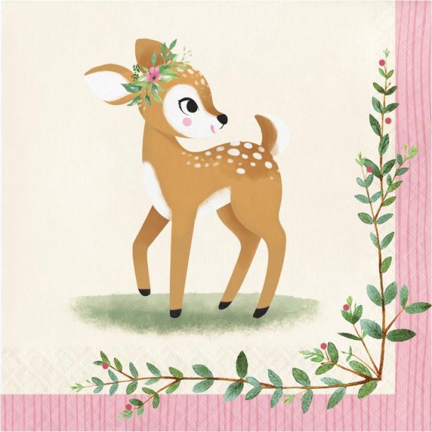 Servietter - Deer Little One 33x33 - 16 stk.