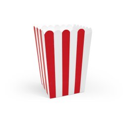Popcorn bger - 7x7x12.5cm - 6 stk.