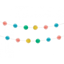 Honeycomb Banner, multicolour, 200 cm