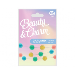 Honeycomb Banner, multicolour, 200 cm