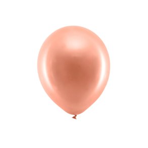 Ballon - matallic, rose gold - 30 cm