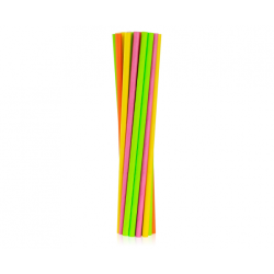 Sugerr af pap, neon farver - 250 stk.