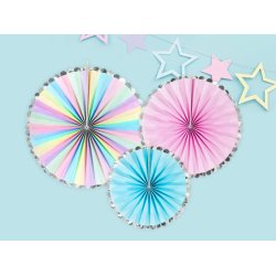 Rosetter -  Unicorn, mix - 3 stk.